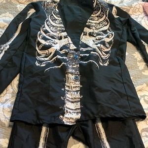 Skeleton suit costume